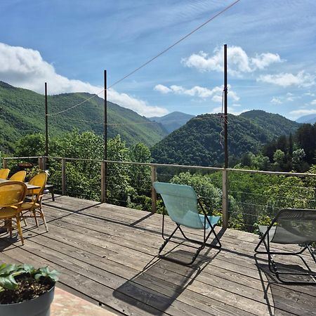 Grande Terrasse Avec Vue Entre Mediterranee Et Pays Cathare Cailla Exterior photo